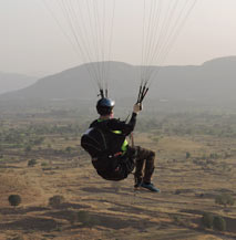 paraglider at kamshet
